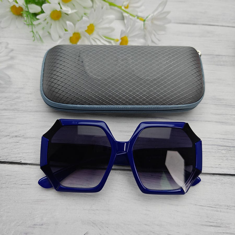 Zipper glasses case