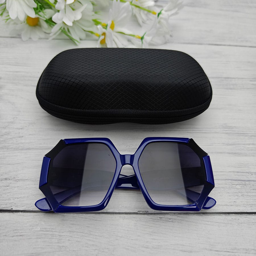 Zipper glasses case