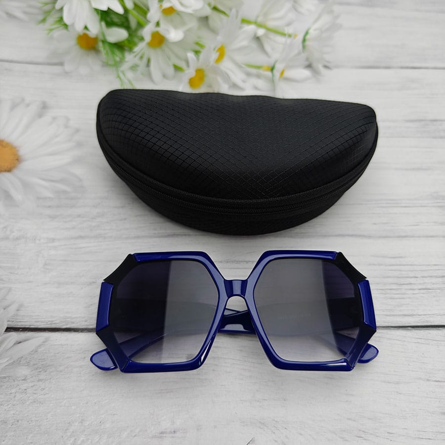 Zipper glasses case