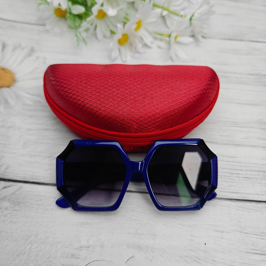 Zipper glasses case
