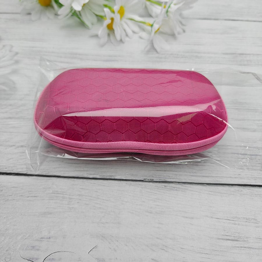 Zipper glasses case