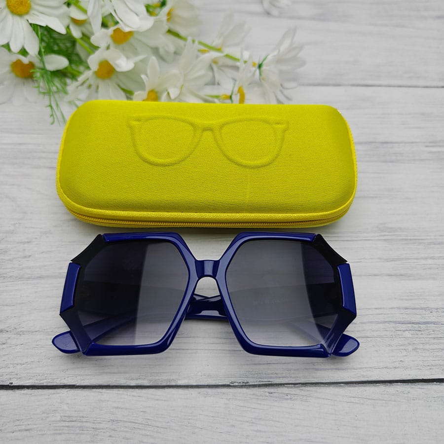 Zipper glasses case