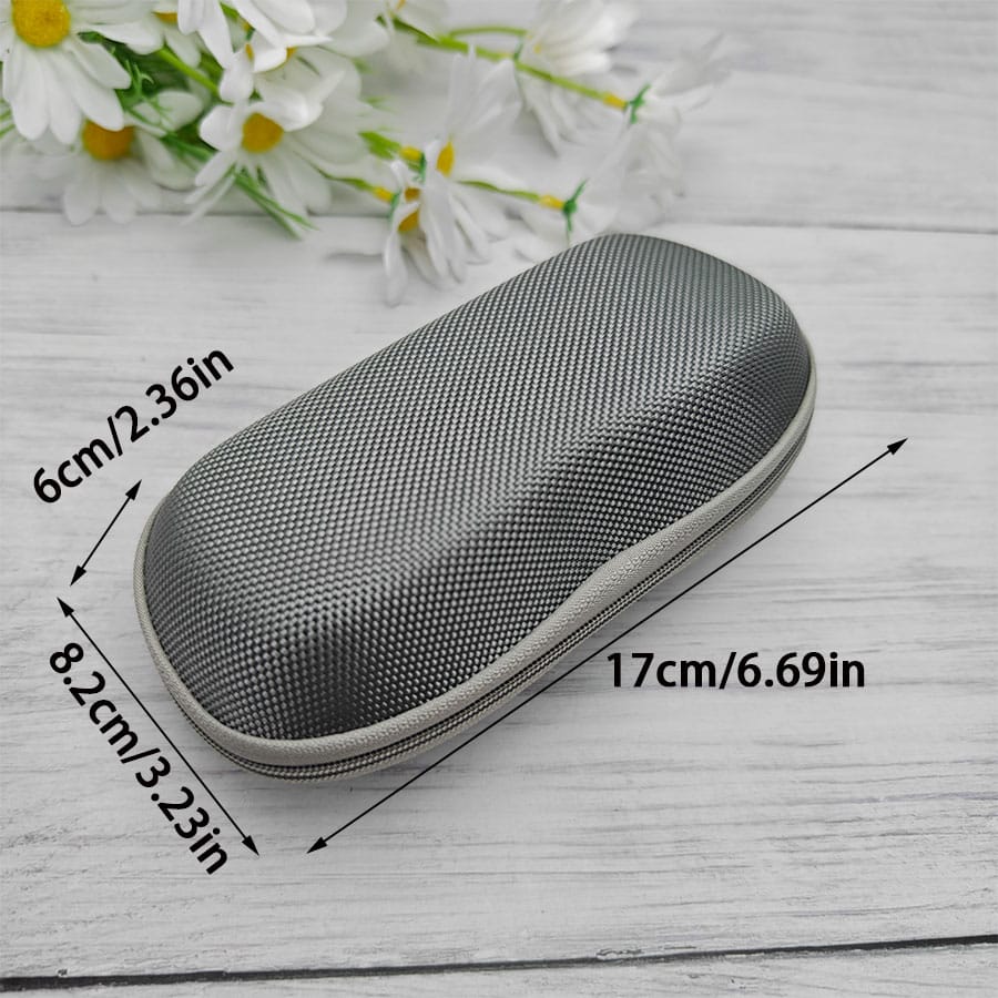 Zipper glasses case
