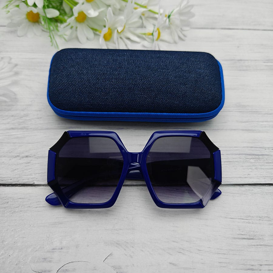 Zipper glasses case