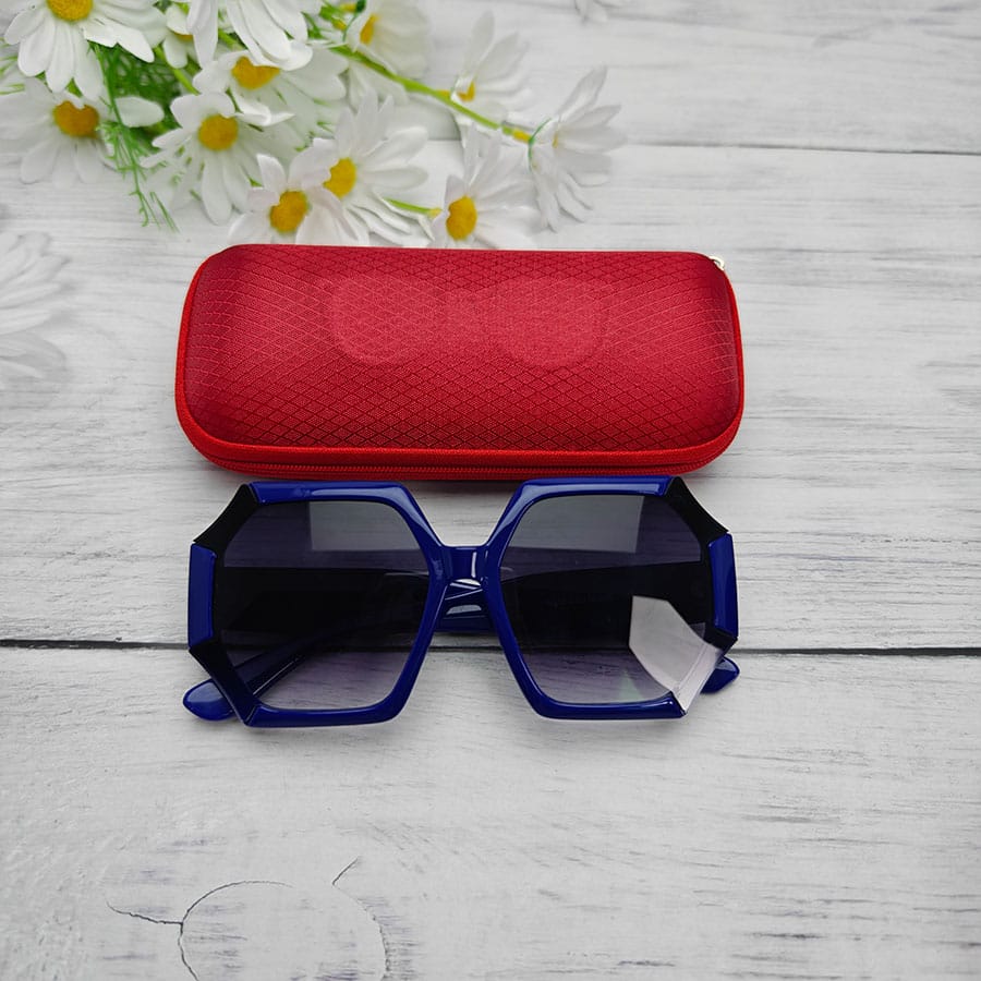 Zipper glasses case