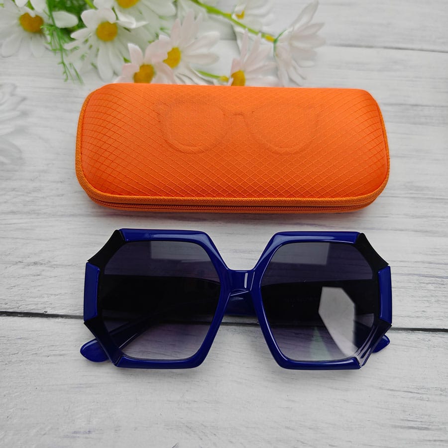 Zipper glasses case