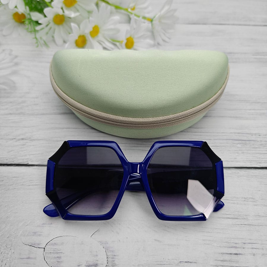 Zipper glasses case