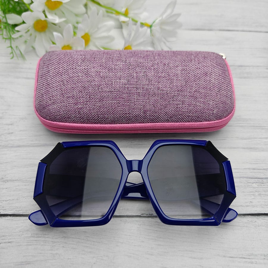 Zipper glasses case