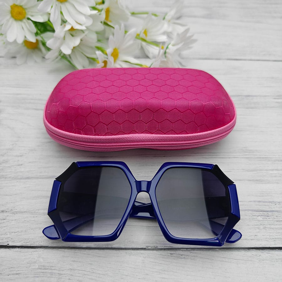 Zipper glasses case