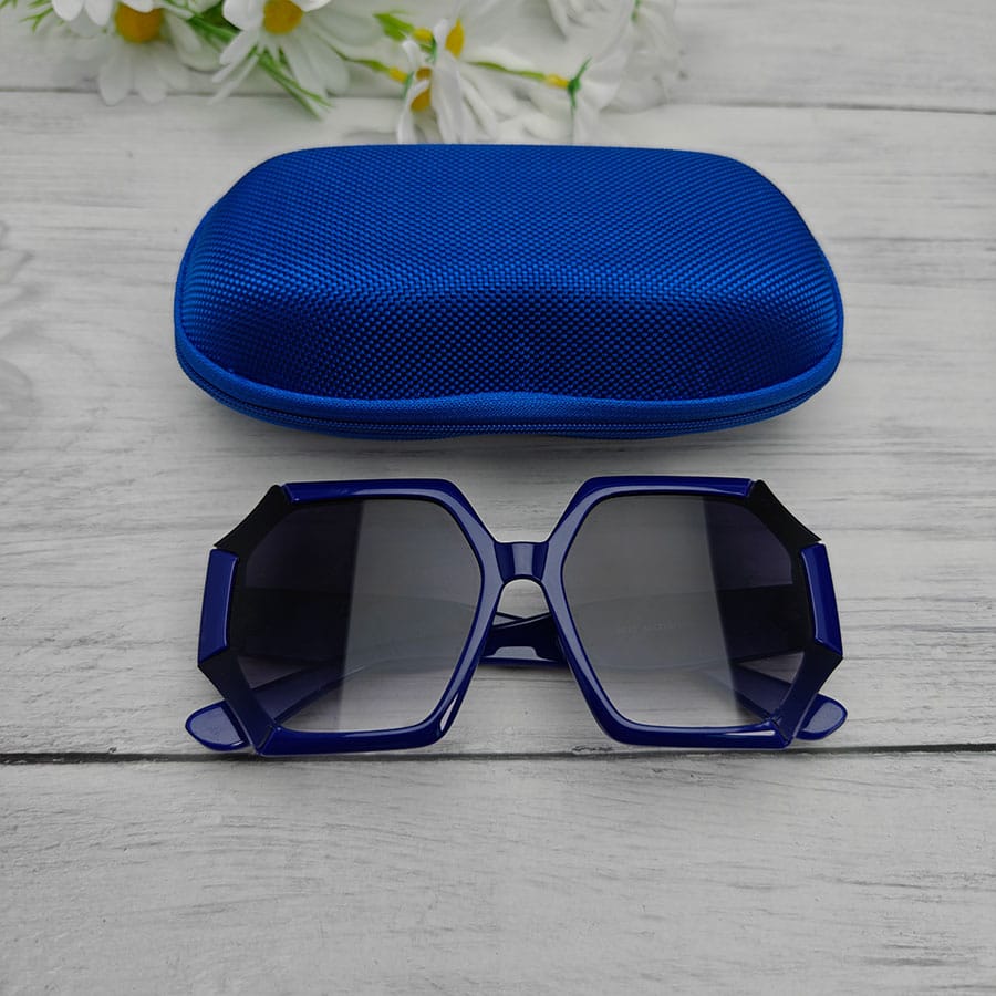 Zipper glasses case