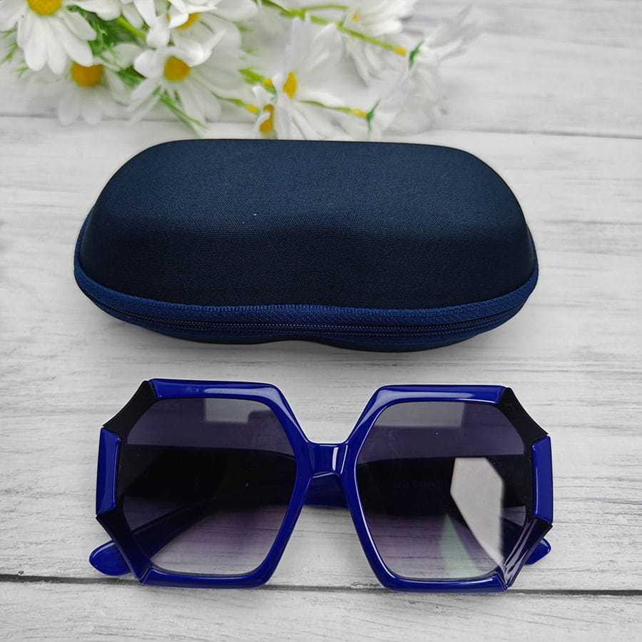 Zipper glasses case