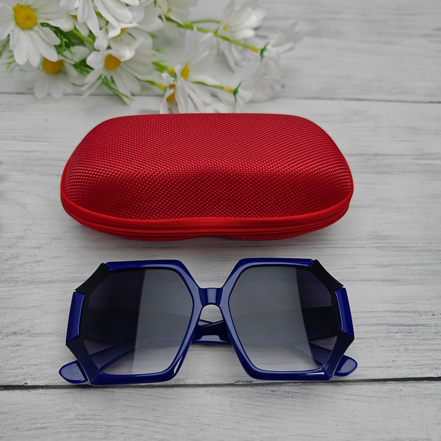 Zipper glasses case