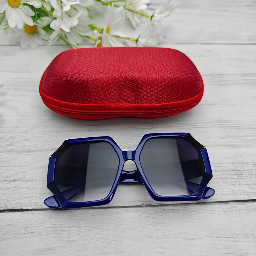 Zipper glasses case