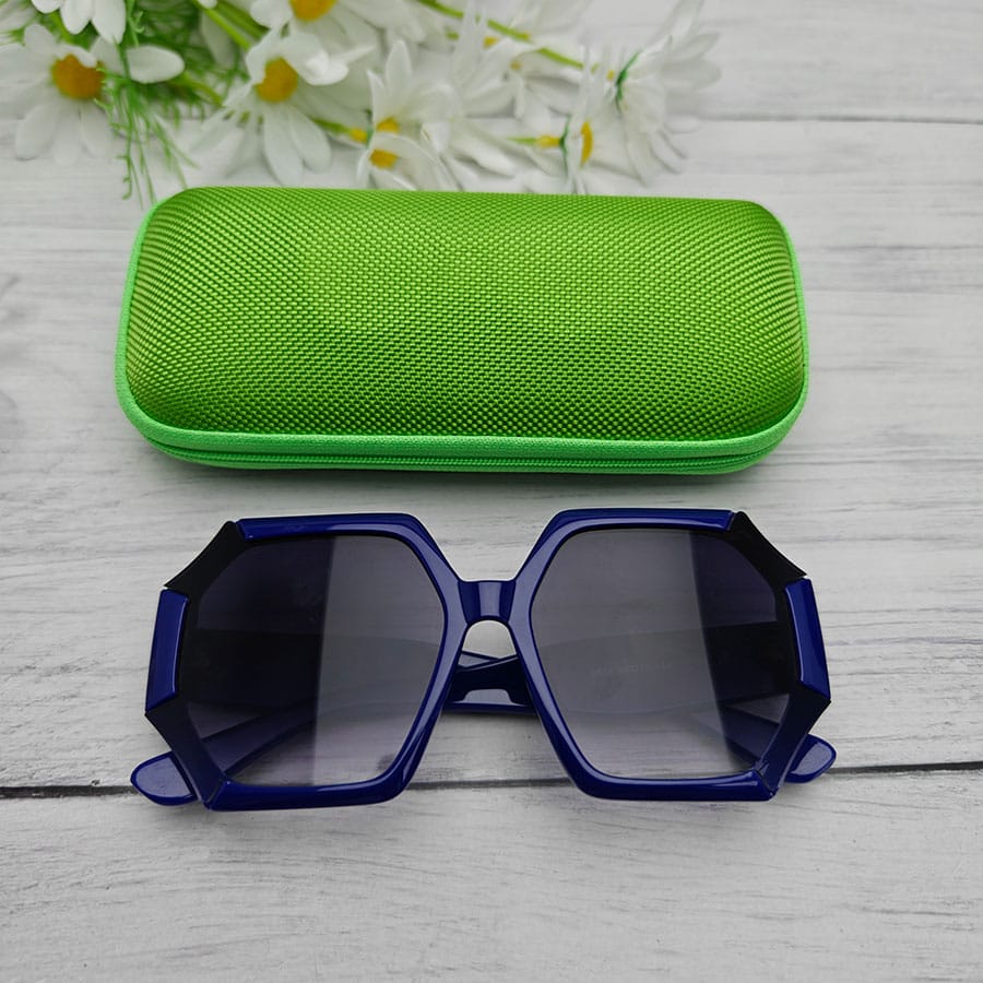 Zipper glasses case