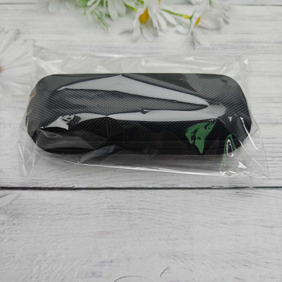 Zipper glasses case