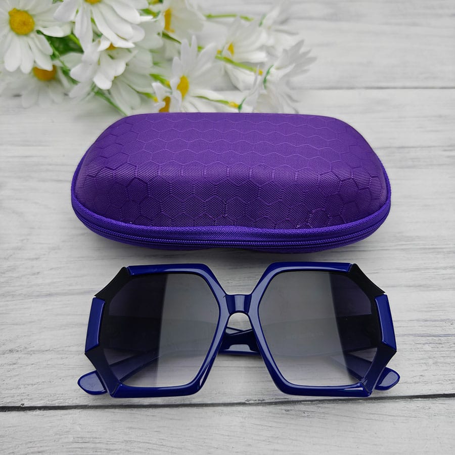 Zipper glasses case