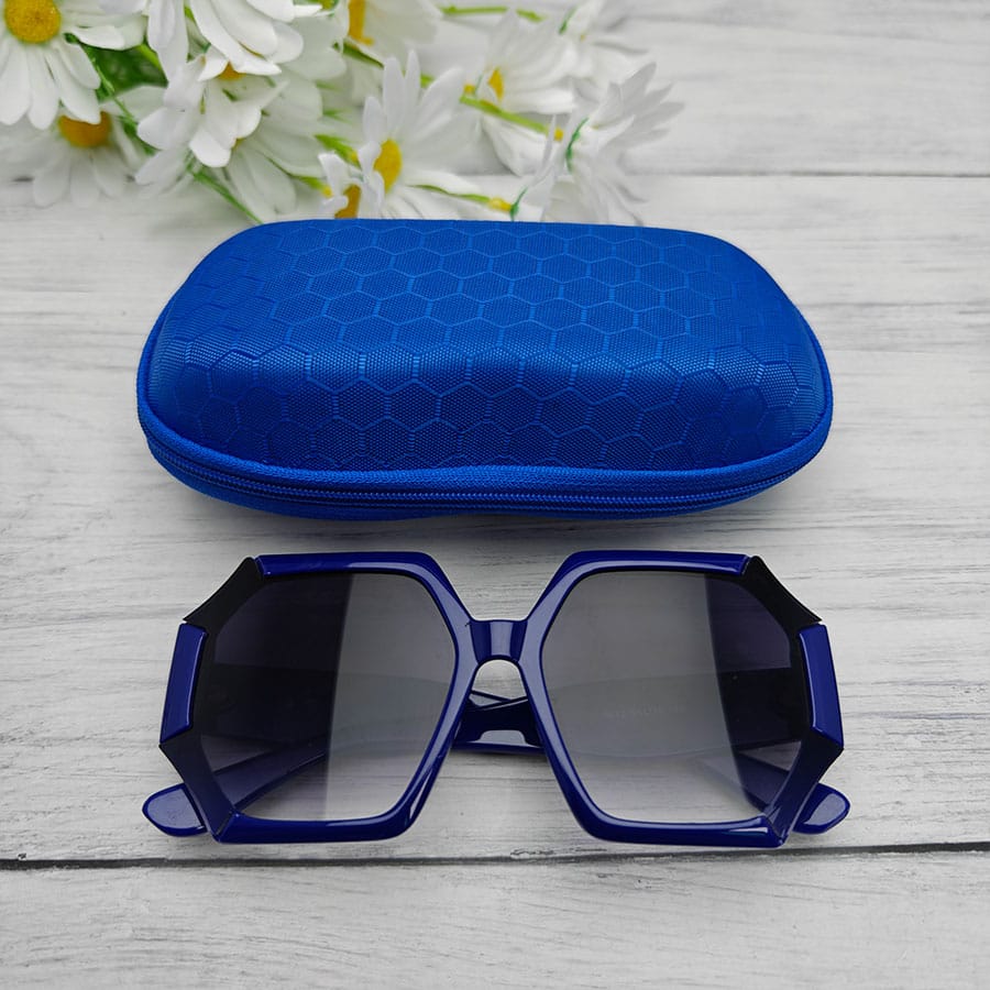 Zipper glasses case
