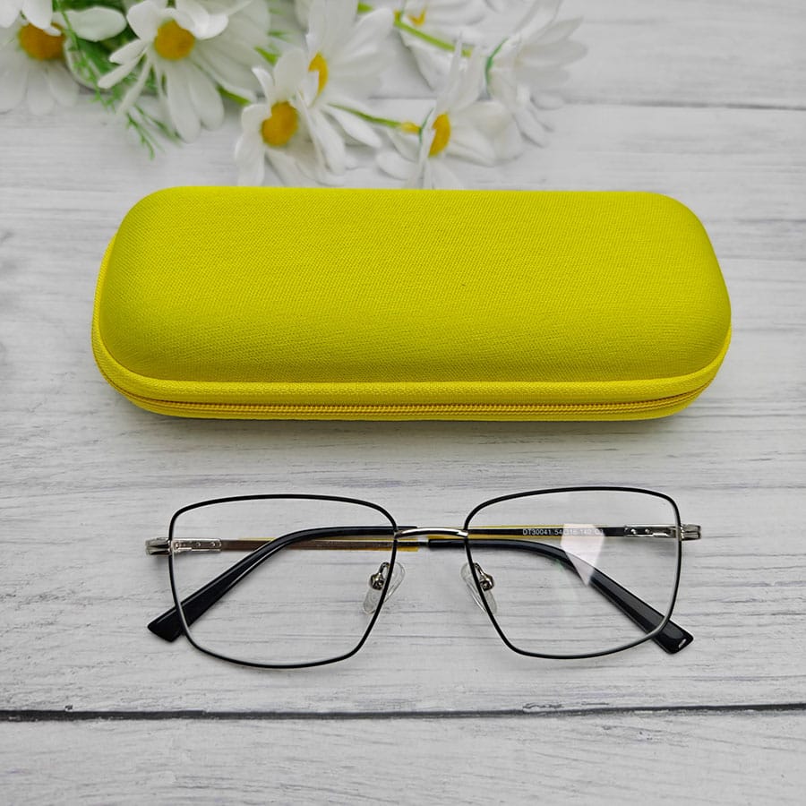 Zipper glasses case