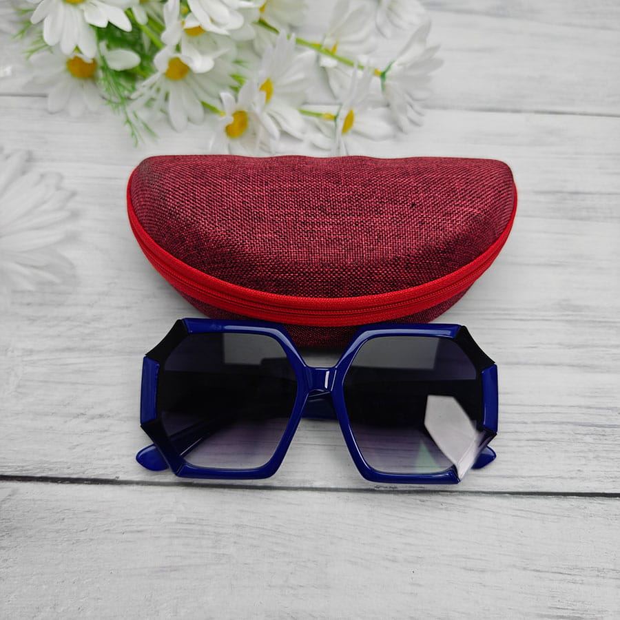 Zipper glasses case
