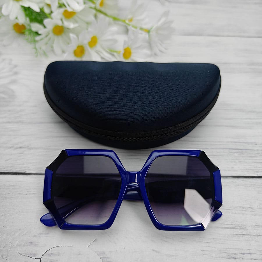 Zipper glasses case