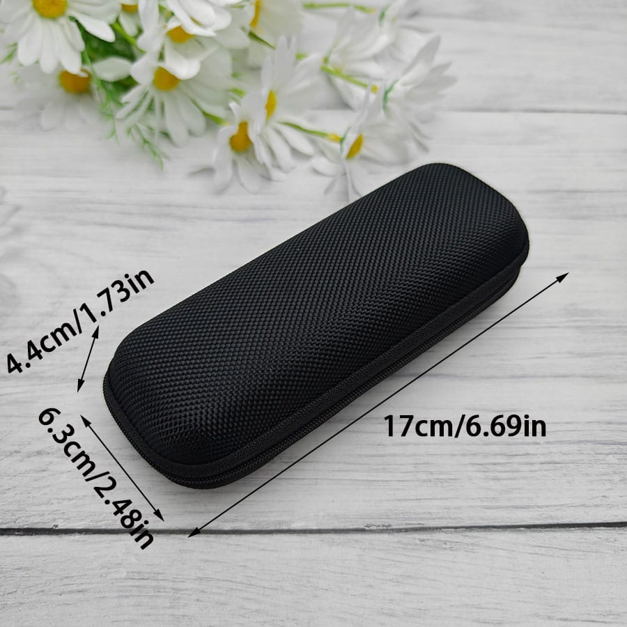 Zipper glasses case
