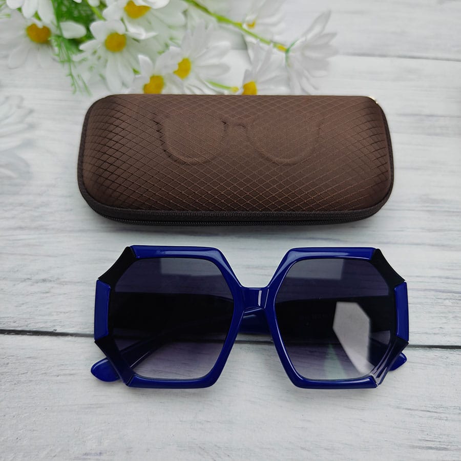 Zipper glasses case