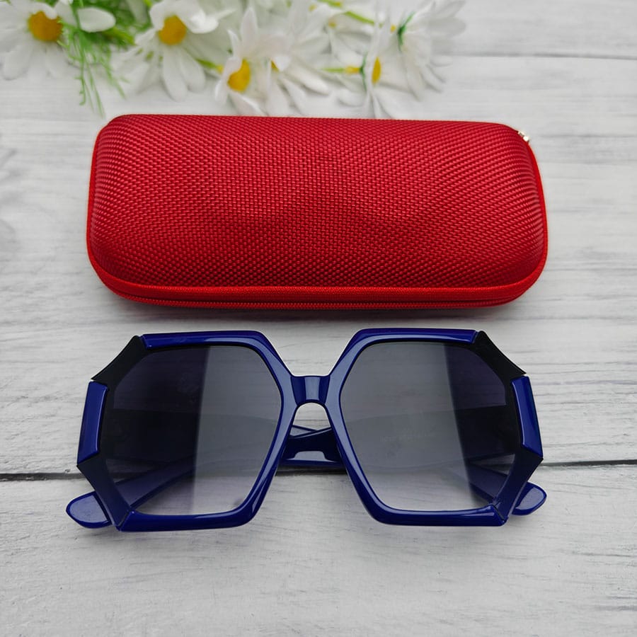 Zipper glasses case