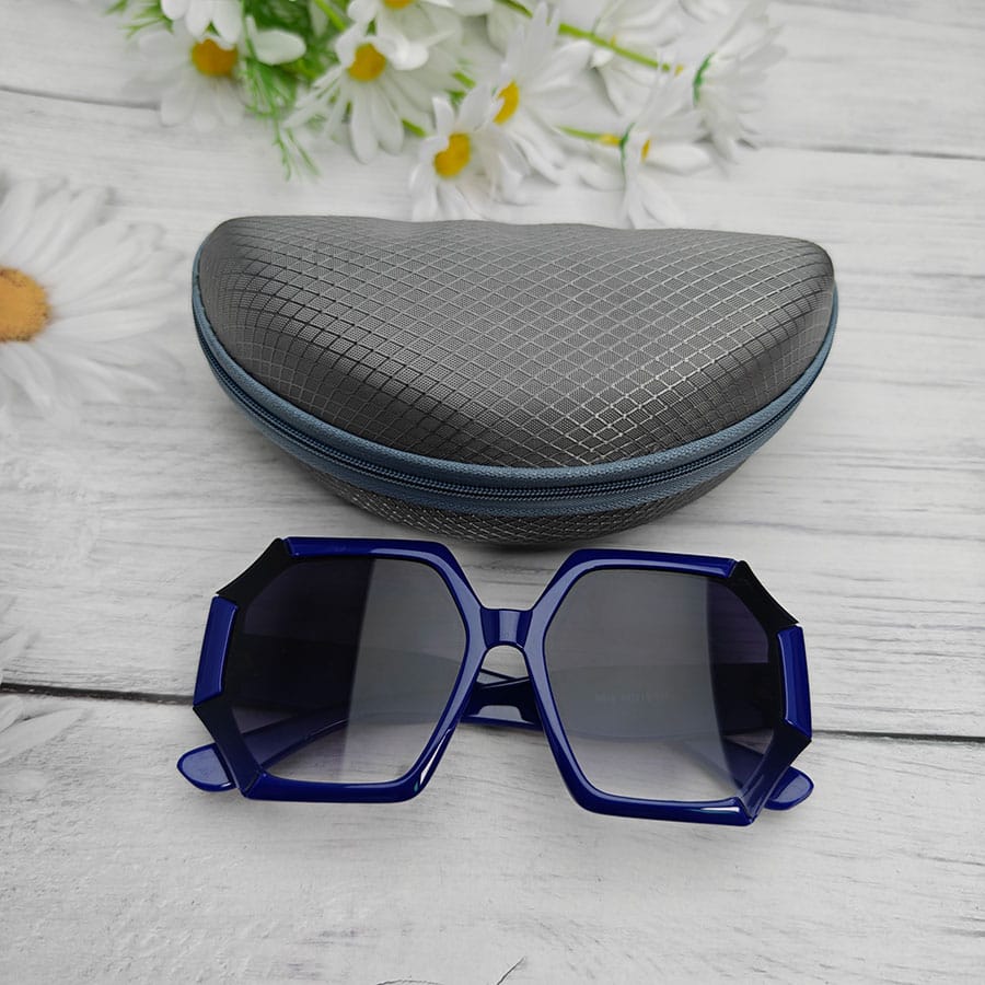 Zipper glasses case