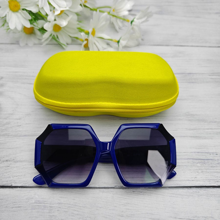 Zipper glasses case