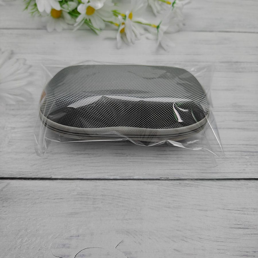 Zipper glasses case