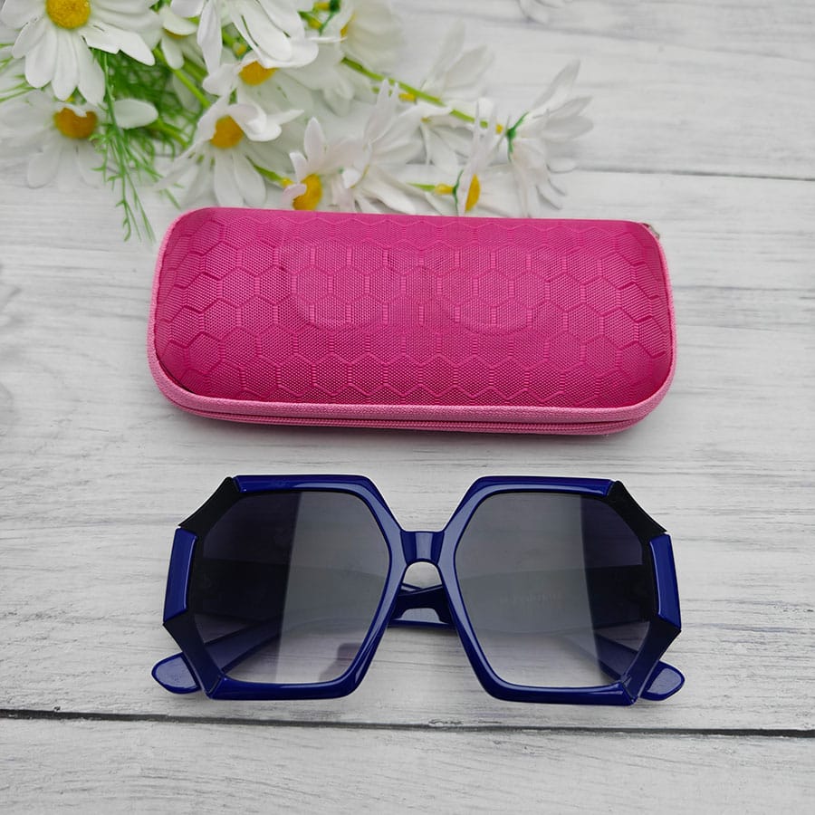Zipper glasses case