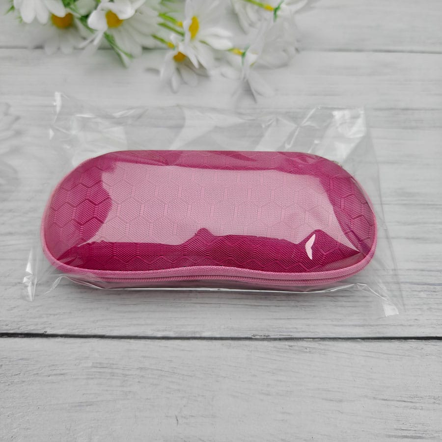 Zipper glasses case