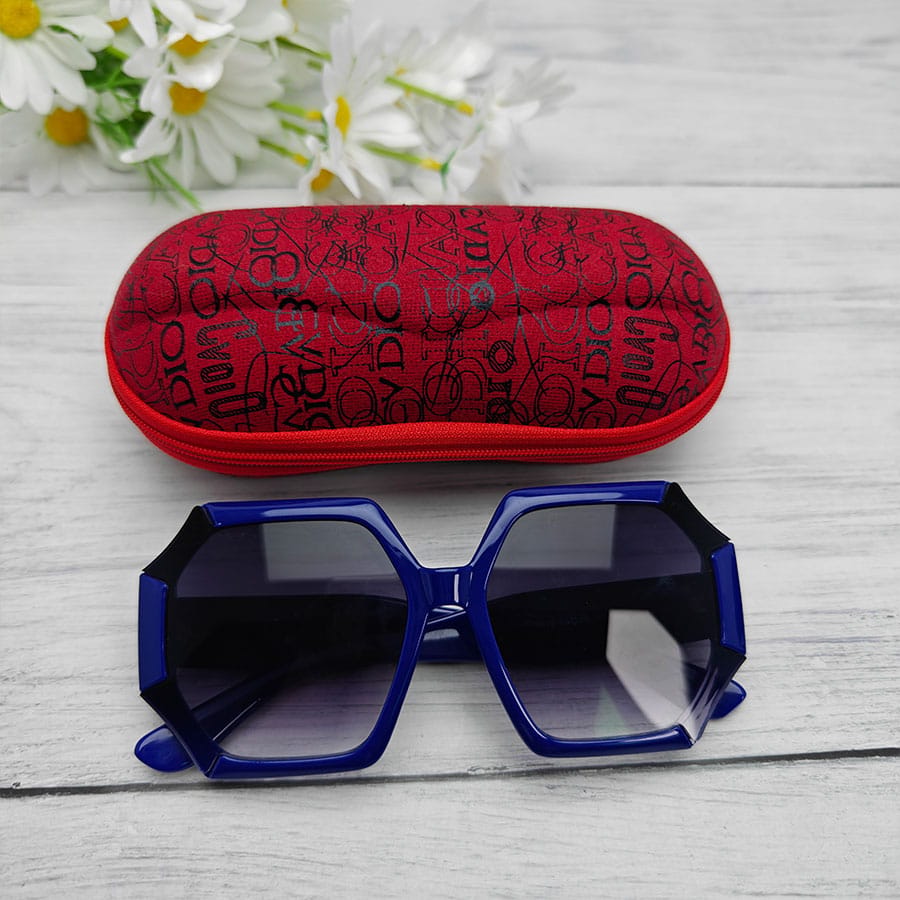 Zipper glasses case