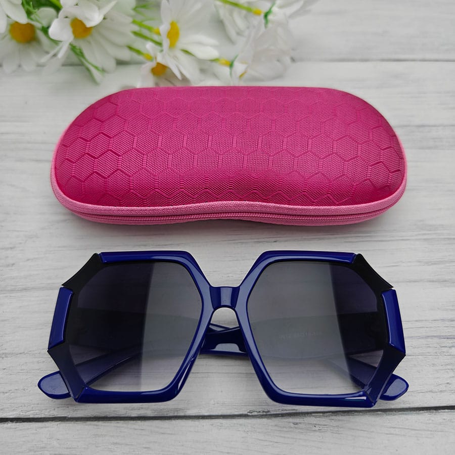 Zipper glasses case