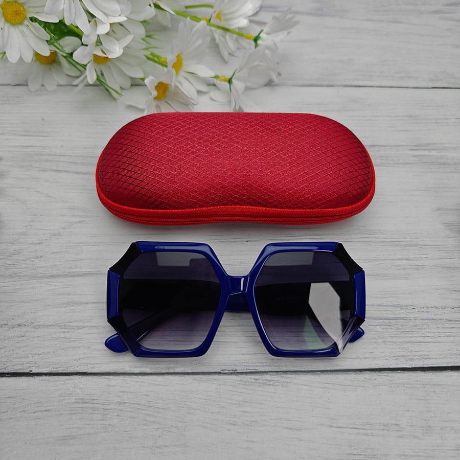 Zipper glasses case