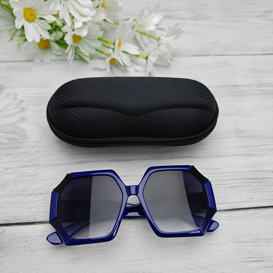 Zipper glasses case