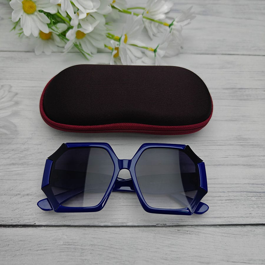 Zipper glasses case