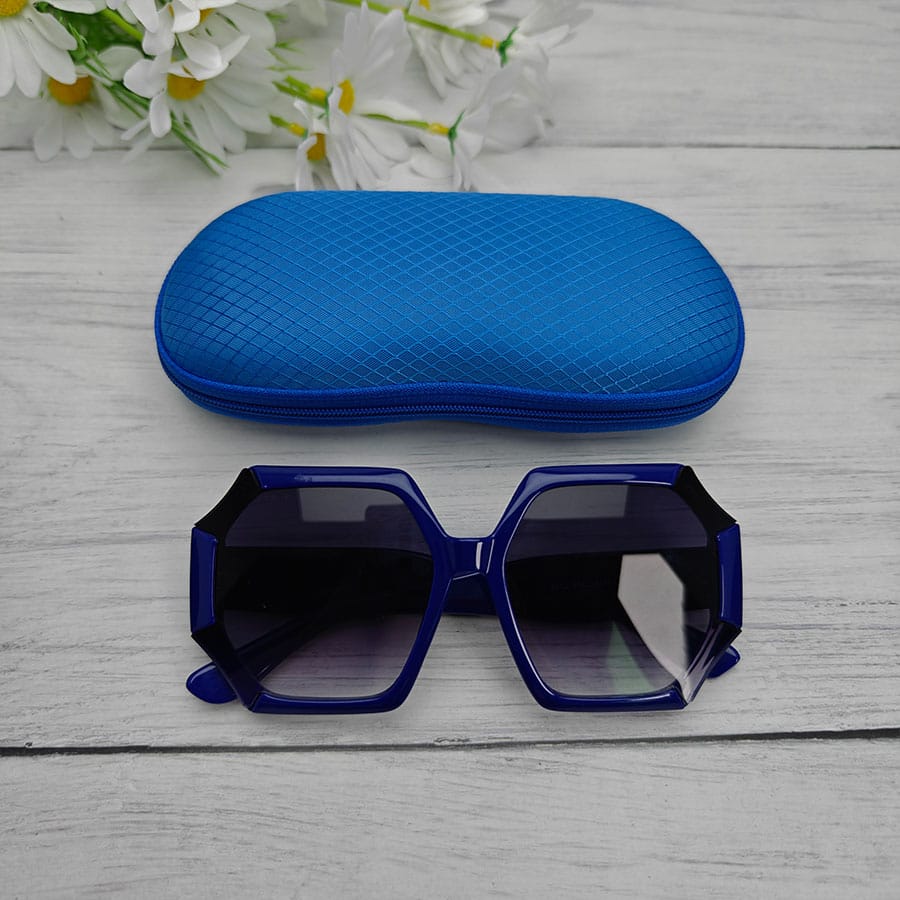 Zipper glasses case