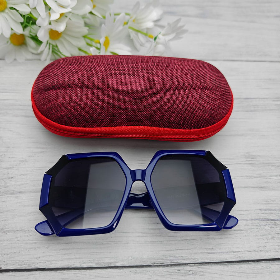 Zipper glasses case