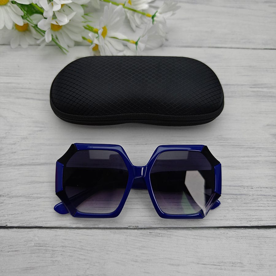 Zipper glasses case