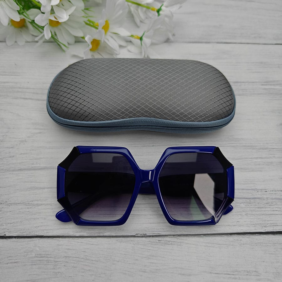 Zipper glasses case