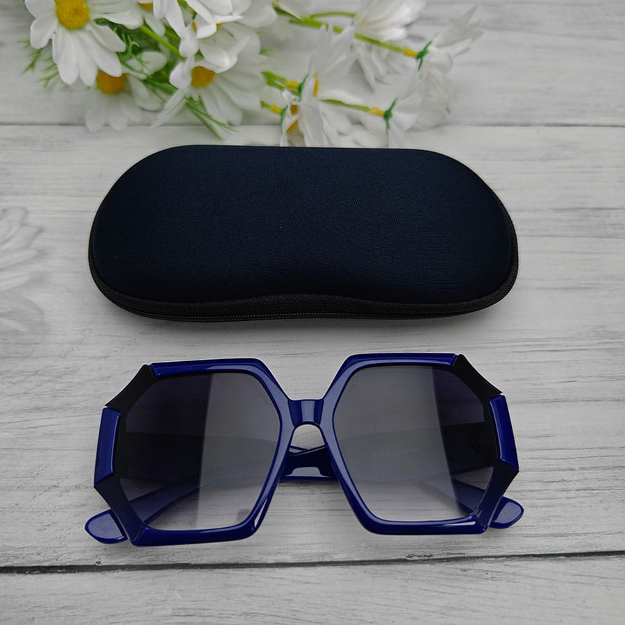 Zipper glasses case