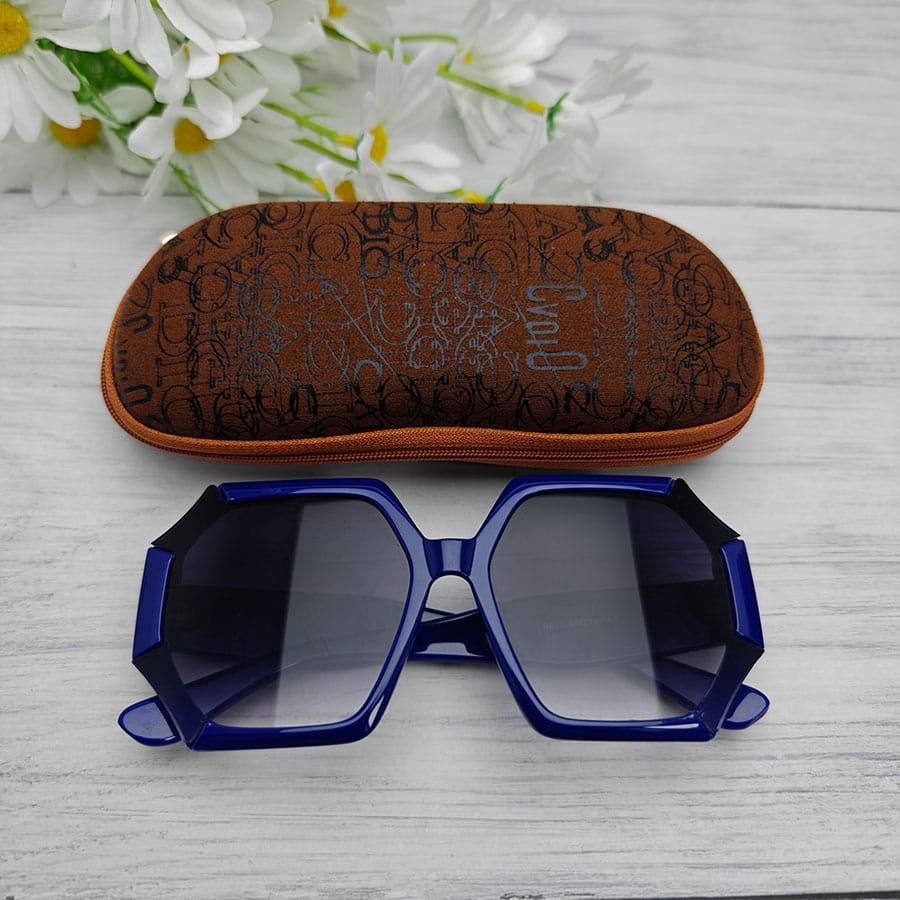 Zipper glasses case