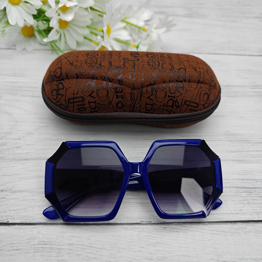 Zipper glasses case
