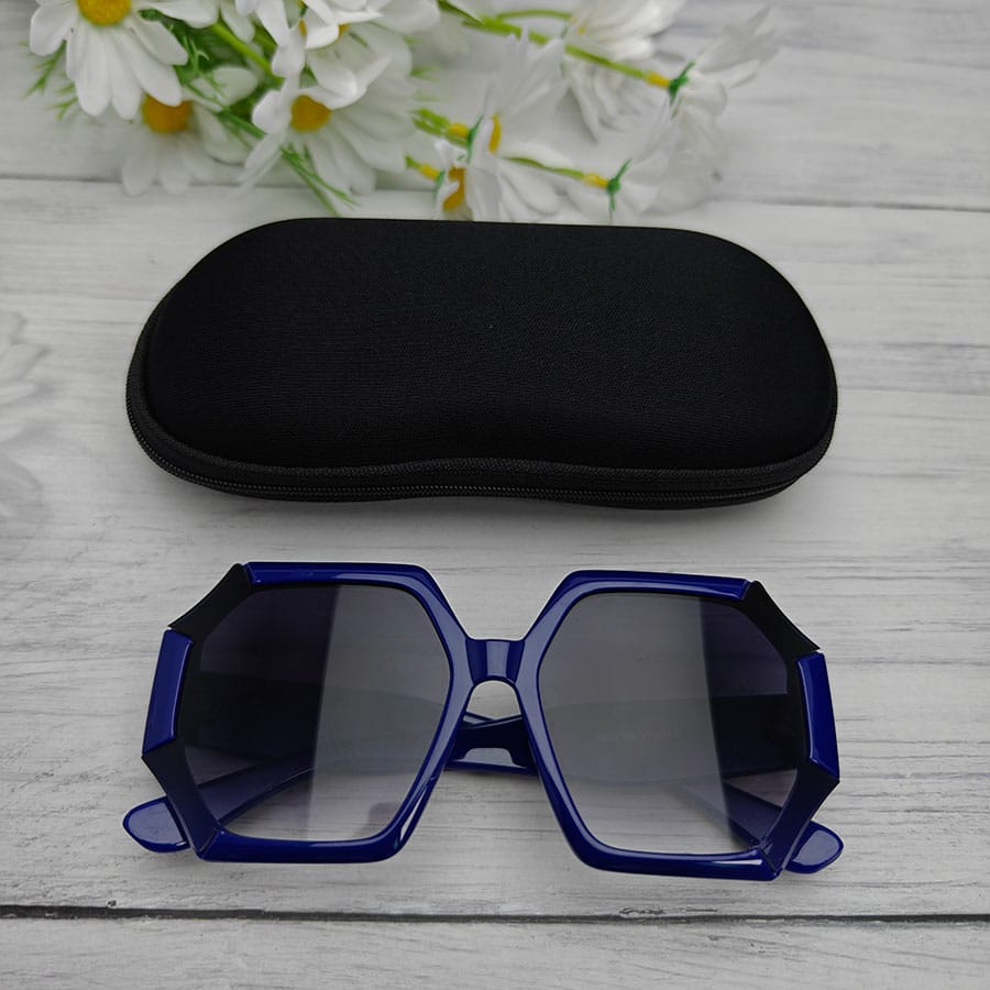 Zipper glasses case