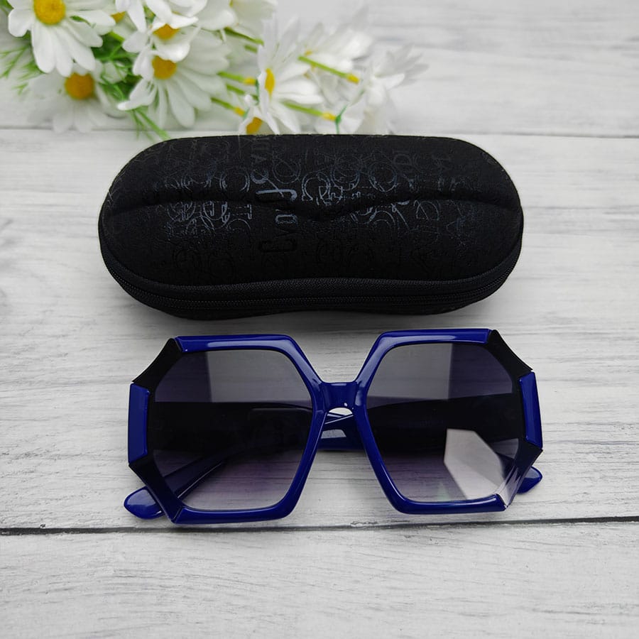 Zipper glasses case