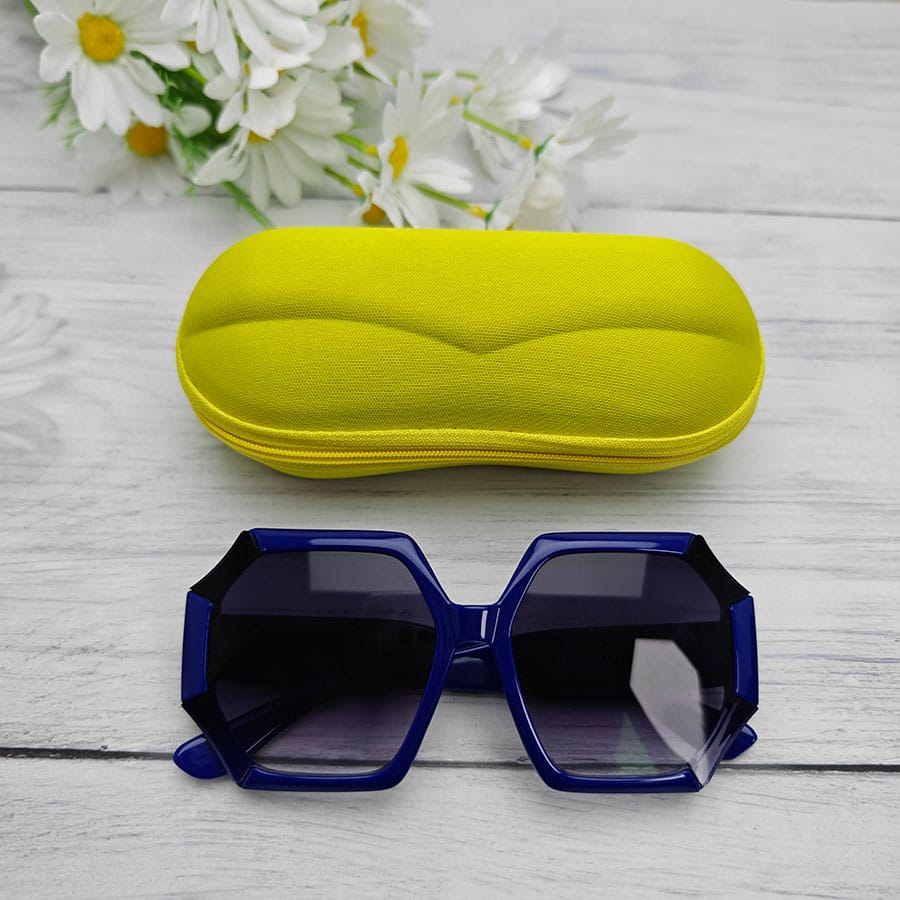 Zipper glasses case