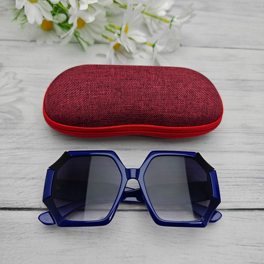 Zipper glasses case