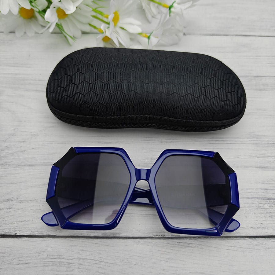 Zipper glasses case