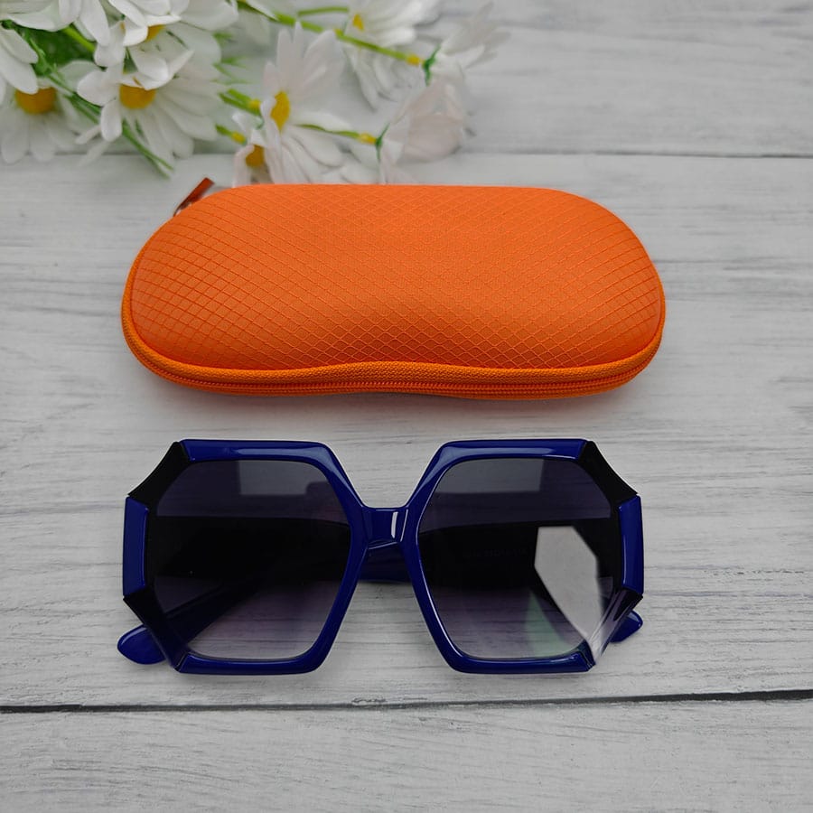 Zipper glasses case